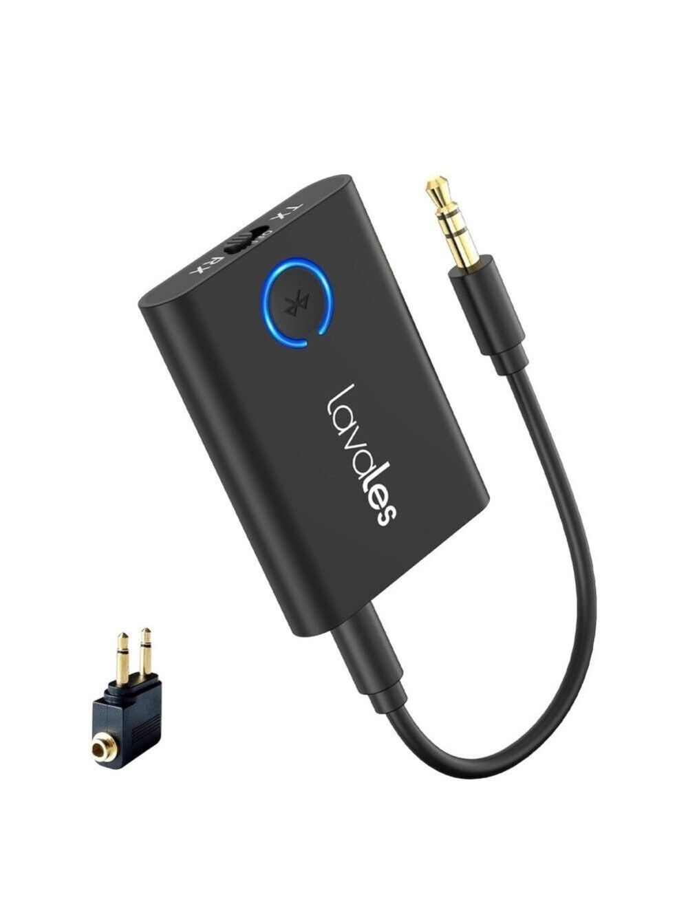 Bluetooth 5.3 Adapter to 2 Wireless Headphones